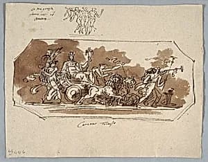 Drawing by Felice Giani, Italian, 1758–1823