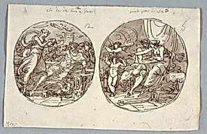 Drawing by Felice Giani, Italian, 1758–1823