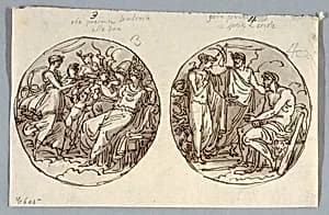 Drawing by Felice Giani, Italian, 1758–1823