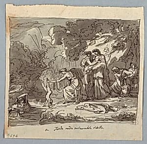Drawing by Felice Giani, Italian, 1758–1823