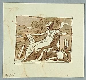 Drawing by Felice Giani, Italian, 1758–1823