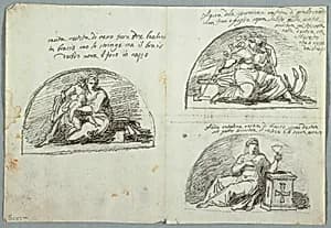 Drawing by Felice Giani, Italian, 1758–1823