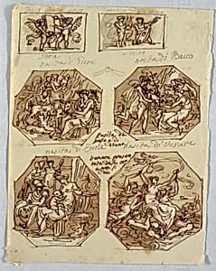 Drawing by Felice Giani, Italian, 1758–1823