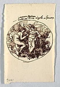 Drawing by Felice Giani, Italian, 1758–1823
