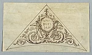 Drawing by Felice Giani, Italian, 1758–1823