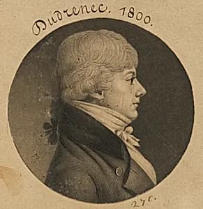 Dudrenec by Charles Balthazar Julien Févret de Saint-Mémin, 12 Mar 1770 - 23 Jun 1852
