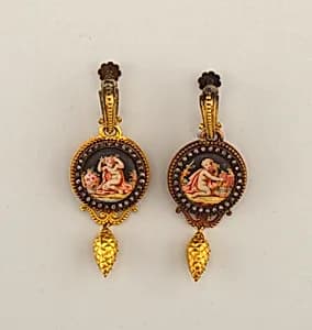 Earrings by Unknown