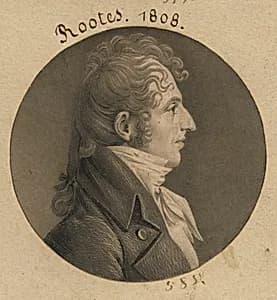 Edmund Wilcox Rootes by Charles Balthazar Julien Févret de Saint-Mémin, 12 Mar 1770 - 23 Jun 1852