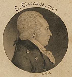Edward Edwards by Charles Balthazar Julien Févret de Saint-Mémin, 12 Mar 1770 - 23 Jun 1852