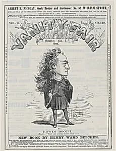 Edwin Thomas Booth by Bobbett & Hooper Wood Engraving Co., active 1855 - 1870?