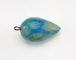 Egg-shaped ornament by Unknown