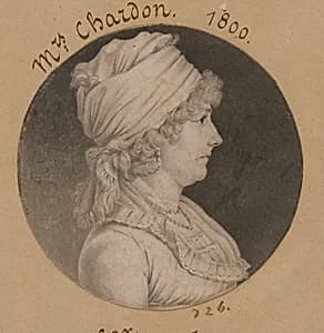 Eleanor Rawle Chardon by Charles Balthazar Julien Févret de Saint-Mémin, 12 Mar 1770 - 23 Jun 1852