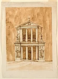 Elevation of a church by Giuseppe Barberi, Italian, 1746–1809