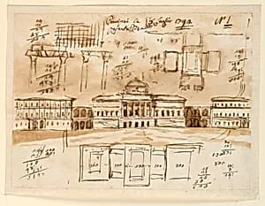 Elevation of Palace by Giuseppe Barberi, Italian, 1746–1809