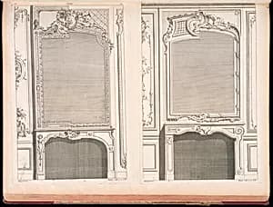 Elevations of Chimneypiece Designs by Gilles-Marie Oppenord, French, 1672–1742