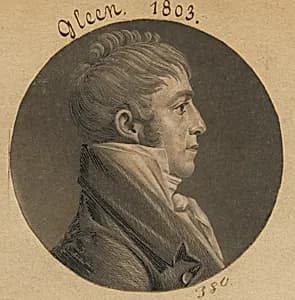 Elias Glenn by Charles Balthazar Julien Févret de Saint-Mémin, 12 Mar 1770 - 23 Jun 1852