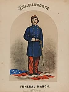 Elmer Ellsworth by Thomas S. Sinclair, c. 1805 - 1881