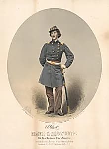 Elmer Ephraim Ellsworth by N. Thomas, 1825 - 1925?