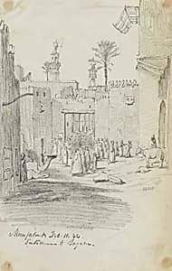 Entrance to Bazaar by Miner Kilbourne Kellogg