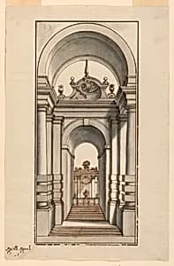 Entryway with Steps by Luigi Biagi, ? – 1711