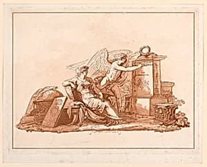 Etching with aquatint: Architecture by Felice Giani, Italian, 1758–1823