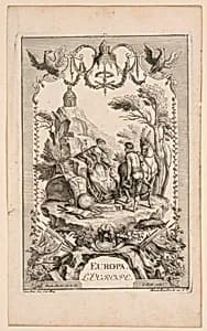 Europe by Martin Engelbrecht, German, 1684–1756