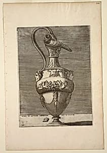 Ewer with a Bas-Relief by Enea Vico, Italian, 1523–1567