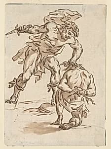 Execution Scene by Andrea Boscoli, Italian, 1550–1606