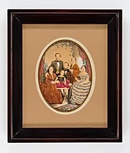 Family Group by Julius Brill, active mid-19th century