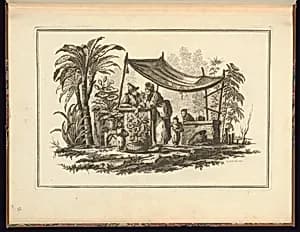 Family Under a Canopy by Jean-Baptiste Pillement, French, 1728–1808