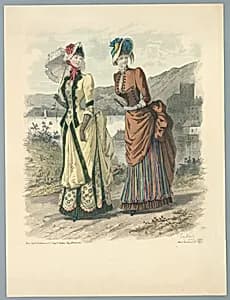 Fashion Plate by E. Gailland, French, active 19th c.