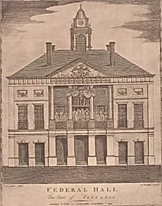 Federal Hall, the Seat of Congress