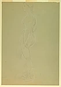 Female Nude by Daniel Huntington, American, 1816–1906
