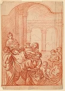Figural Study by Giacomo Cavedone, Italian, 1577 - 1660