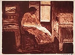 Figure Sketch by Abraham Walkowitz, American, b. Tyumen, Russia, 1878–1965
