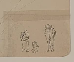 Figure Sketches, Mexico by Frederic Edwin Church, American, 1826–1900