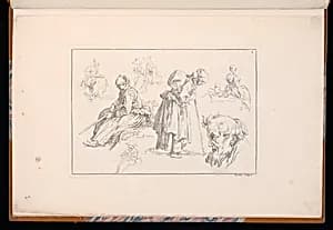 Figure Studies by François Boucher, French, 1703–1770