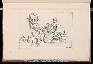 Figure Studies by François Boucher, French, 1703–1770