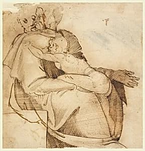 Figure with Child by Passerotti, Italian, 1529 - 1592