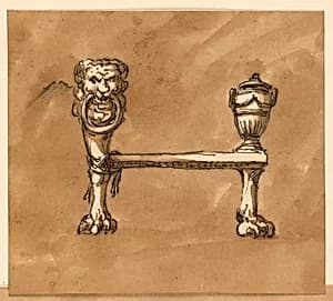 Fireplace fenders by Giuseppe Barberi, Italian, 1746–1809