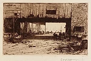 Fish Houses--Interior by Charles A. Platt