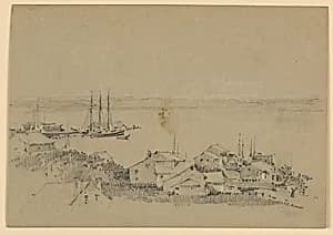 Fishing Village by Arnold William Brunner, American, 1857–1925