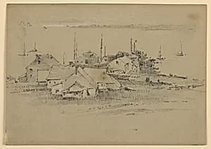 Fishing Village by Arnold William Brunner, American, 1857–1925