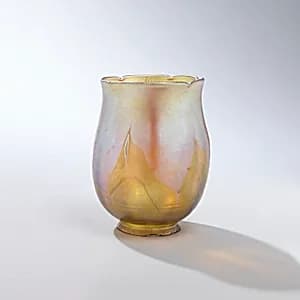 Five lamp shades by Tiffany & Company, American, established 1853