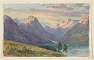 Fjord in Norway by William Trost Richards, American, 1833–1905