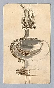 Flaming Urn by Unknown