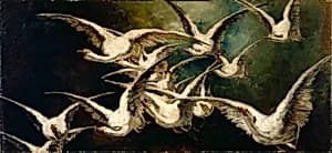 Flock of Geese by Elizabeth Nourse
