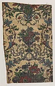 Floor cloth fragment by Schuyler House, Saratoga National Historical Park, (Schuylerville, NY, USA)