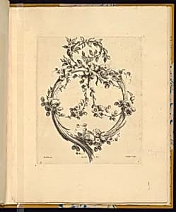 Floral Tailpiece by Jean-Jacques Bachelier, French, 1724 - 1806
