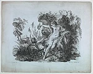 Flore et l'Amour by François Boucher, French, 1703–1770
